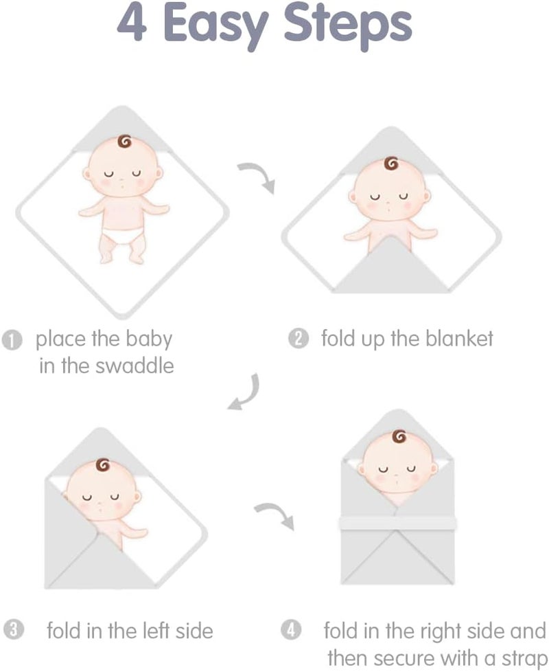 KIDDA Newborn 0-12 Months Baby Swaddle Blanket Multifunctio Boys Girls Cotton Thick Mat Wrap Stroller Sleeping Sacks Infant - Image 3